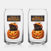 Can Peking kitty whimsical happy Halloween? Dosenglas (Vorderseite)