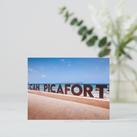Can Picafort, Mallorca Postkarte (Stehend Vorderseite)