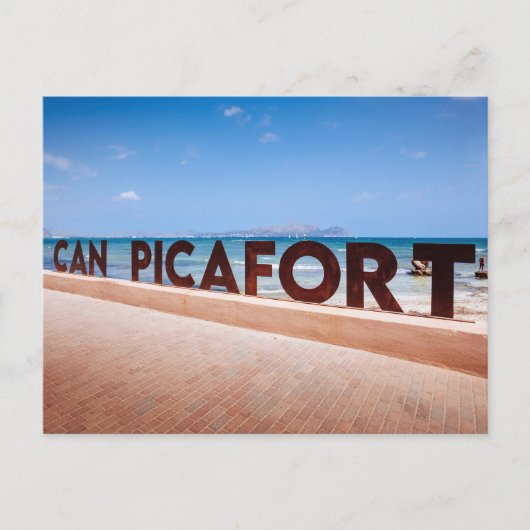 Can Picafort, Mallorca Postkarte (Vorderseite)