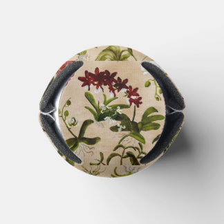 Can Sleeve - Orchid Print in Beige Dosenkühler