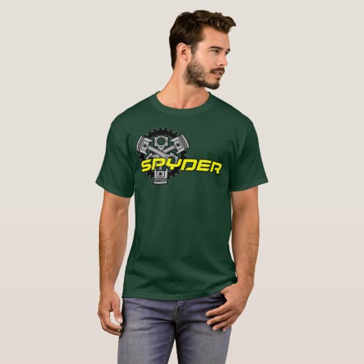 Can Spyder Three Piston T - Shirt (Vorne ganz)