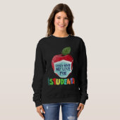 Can t Mask My Love Of Teaching 100 Days Of School  Sweatshirt (Vorne ganz)
