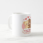Can’t Stop Loving You Cute Valentine Mug Kaffeetasse (Vorderseite Links)