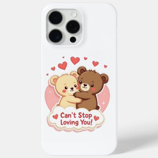 Can’t Stop Loving You Cute Valentine Phone Case (Rückseite)