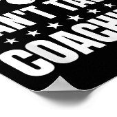 Can`t Talk Coaching - Feldhockey-Trainer Poster (Ecke)