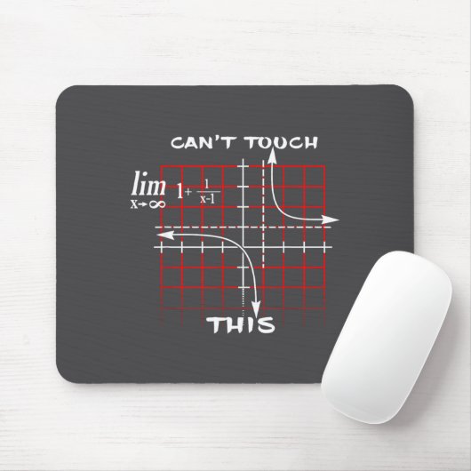 Can T Touch This Equation Math Funny Gift Mousepad (Mit Mouse)