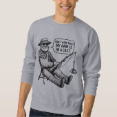 Can’t Work Today – Fishing Cast Sweatshirt (Vorderseite)