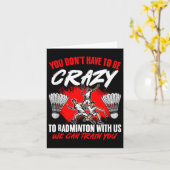 Can Train Racket Shuttle Sport Hobby Badminton Pla Karte (Gelbe Blume)