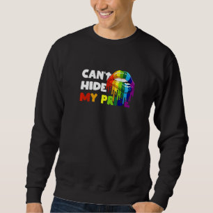 Can' versteckt meinen Stolz Lgbtq Lesbian Trans Ga Sweatshirt