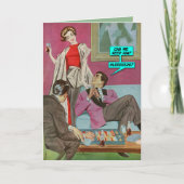 Can We Keep Him? [funny greeting card] Karte (Vorderseite)