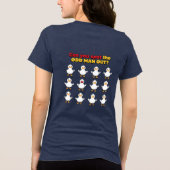 Can you spot the odd man funny   Tri-Blend shirt (Rückseite)