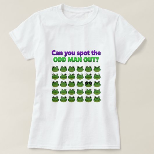 Can you spot the odd man out funny T-Shirt (Design vorne)