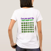 Can you spot the odd man out funny T-Shirt (Rückseite)