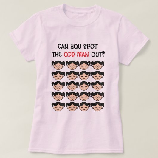 Can you spot the odd man out T-Shirt (Design vorne)