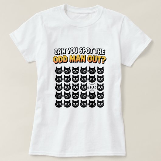 Can you spot the odd man ouut funny T-Shirt (Design vorne)