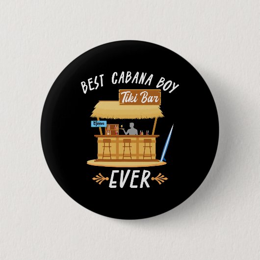 Cana Boy Tiki R Strand Limbo Surfen Rtender Server Button (Vorderseite)