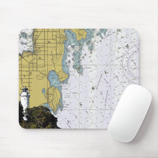 Cana Insel-Leuchtturm-Diagramm mousepad (Mit Mouse)