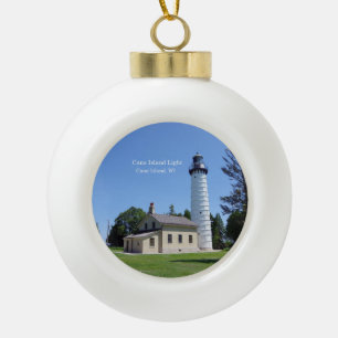 Cana Island Light Ornament