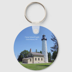 Cana Island Light Schlüsselkette Schlüsselanhänger