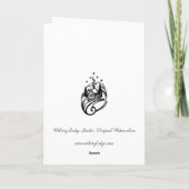 Cana Island Lighthouse Blank Greeting Card Karte (Rückseite)