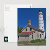 Cana Island Lighthouse Postkarte (Vorne/Hinten)