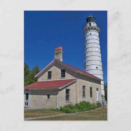Cana Island Lighthouse Postkarte (Vorderseite)