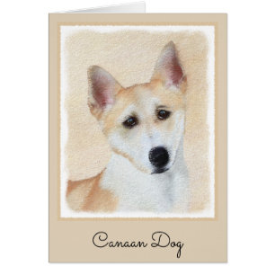 Canaan Dog Malerei - Niedliche Original Hunde Kuns