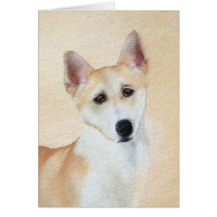 Canaan Dog Malerei - Niedliche Original Hunde Kuns