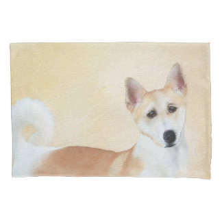 Canaan Dog Malerei - Niedliche Original Hunde Kuns Kissenbezug