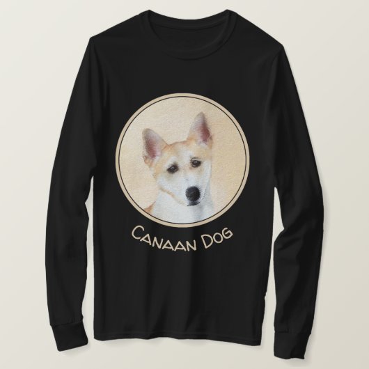 Canaan Dog Malerei - Niedliche Original Hunde Kuns T-Shirt (Design vorne)