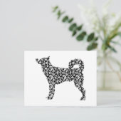 Canaan Dog Postkarte (Stehend Vorderseite)