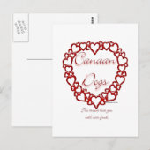 Canaan Dog True Love Postkarte (Vorne/Hinten)