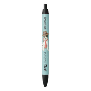 Canaan Dog Vater Black Ink Pen Kugelschreiber