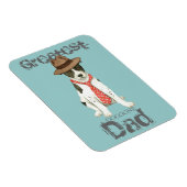 Canaan Dog Vater Magnet (Rechte Seite)