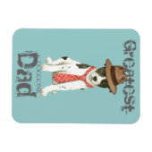 Canaan Dog Vater Magnet (Horizontal)