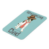 Canaan Dog Vater Magnet (Linke Seite)