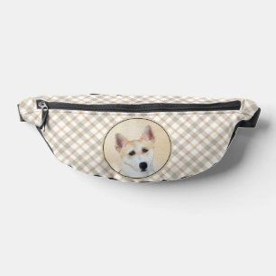 Canaan-Hund-Malerei Süße Original-Haustier-Hund-Ku Bauchtasche