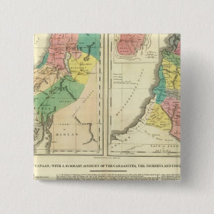 Canaan - Israel Atlas Karte Button