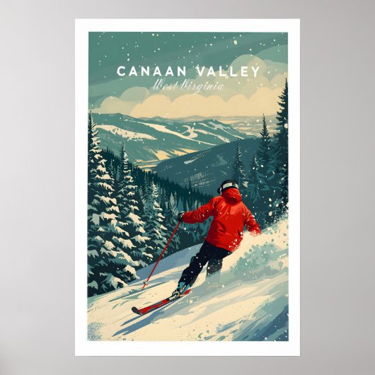 Canaan Valley Reiseplakat 1 Poster (Vorne)