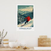 Canaan Valley Ski Print 1 Poster (Küche)