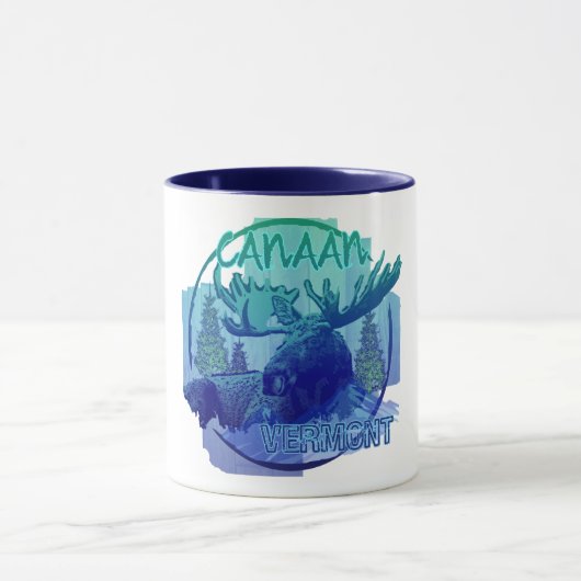 Canaan Vermont rustikale Elche Tasse (Zentrum)