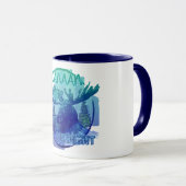 Canaan Vermont rustikale Elche Tasse (VorderseiteRechts)
