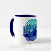 Canaan Vermont rustikale Elche Tasse (Vorderseite Links)