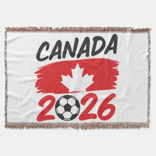 Canada 2026 Soccer Fan Design with Maple Leaf Decke (Vorderseite)