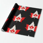 Canada-Ahornblätterbiber Geschenkpapier (Ungerollt)