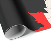 Canada-Ahornblätterbiber Geschenkpapier (Rolleneckpunkt)