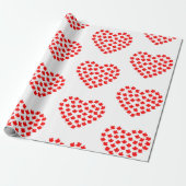 Canada-Ahornblätterherz Geschenkpapier (Ungerollt)