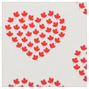 Canada-Ahornblätterherz Stoff