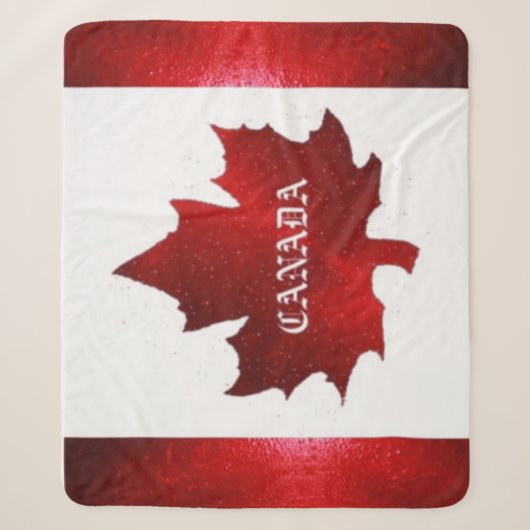 CANADA ALMOST FLAG SHERPADECKE (Vorderseite)