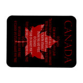 Canada Anthem Kühlschrankmagnet Custom Canada Magn Magnet (Horizontal)